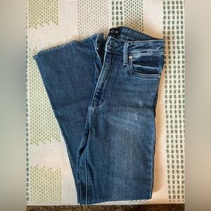Women's Crop Flare Jeans